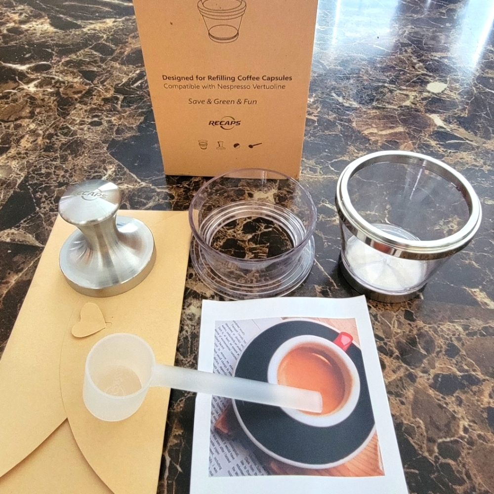 Recaps kit for Nespresso Vertuo Capsules